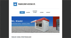 Desktop Screenshot of pawilony-kioski.pl